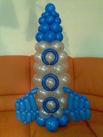 Фигура из шаров Ракета 