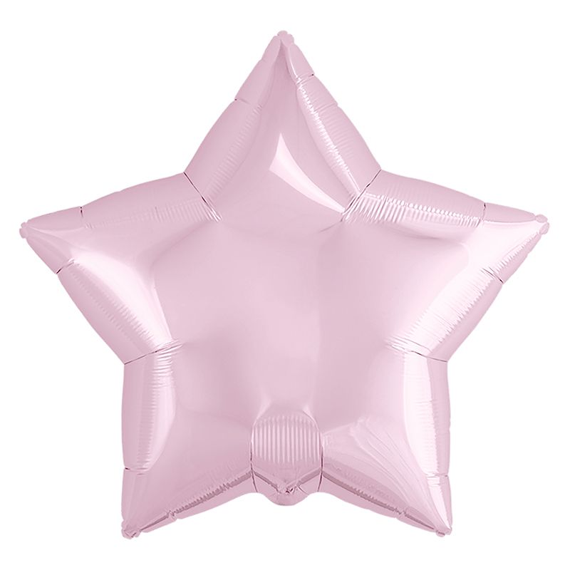 И 18 Звезда Розовый/Star pink baby/1шт/Фольгированный шар (Испания) (45см)