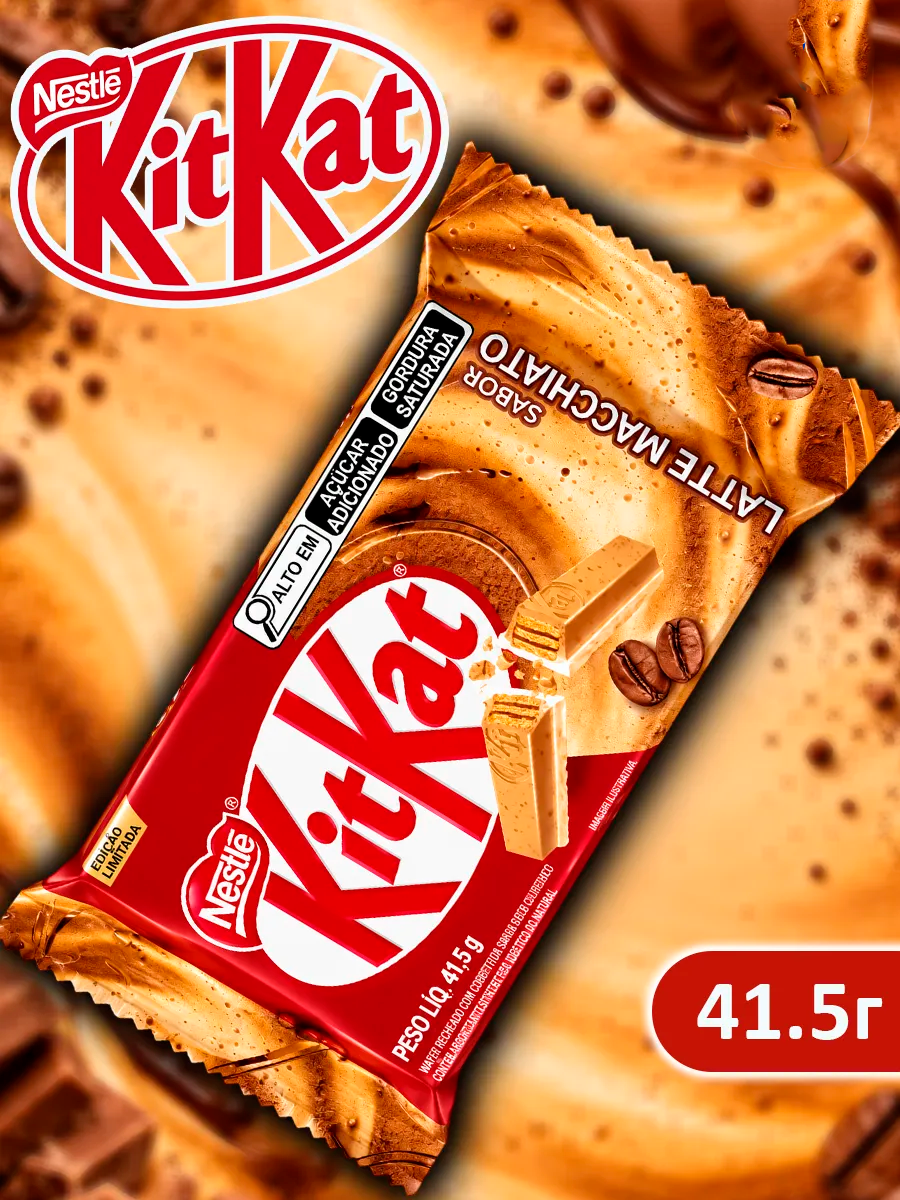 Акция!Шок. батончик KitKat Latte Macchiato (Кит Кат Латте Макиато)41,5г