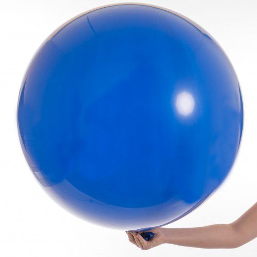 S 1М Пастель Синий / Royal Blue / 1 шт. /Латексный шар (Колумбия) 90см