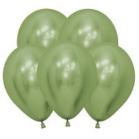 Шар "Рефлекс" Лайм, (Зеркальные шары), хром Reflex Lime Green