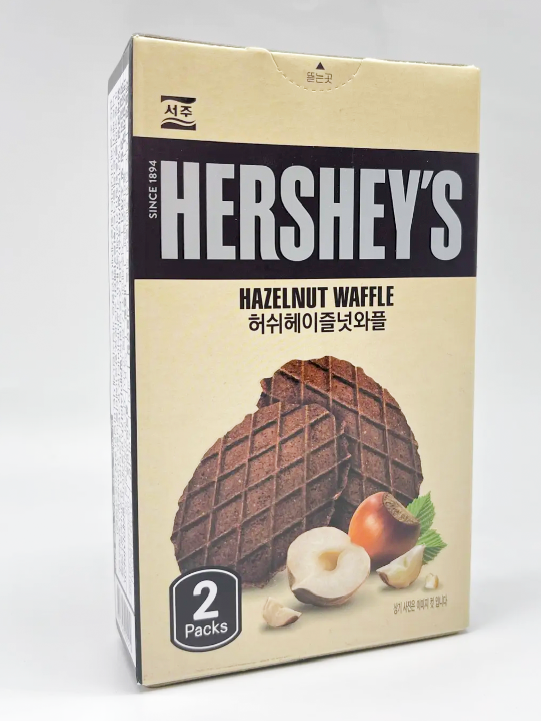 Вафли Hershey’s Dark Chocolate Waffles Hazelnut (тёмный шоколад и фундук)
