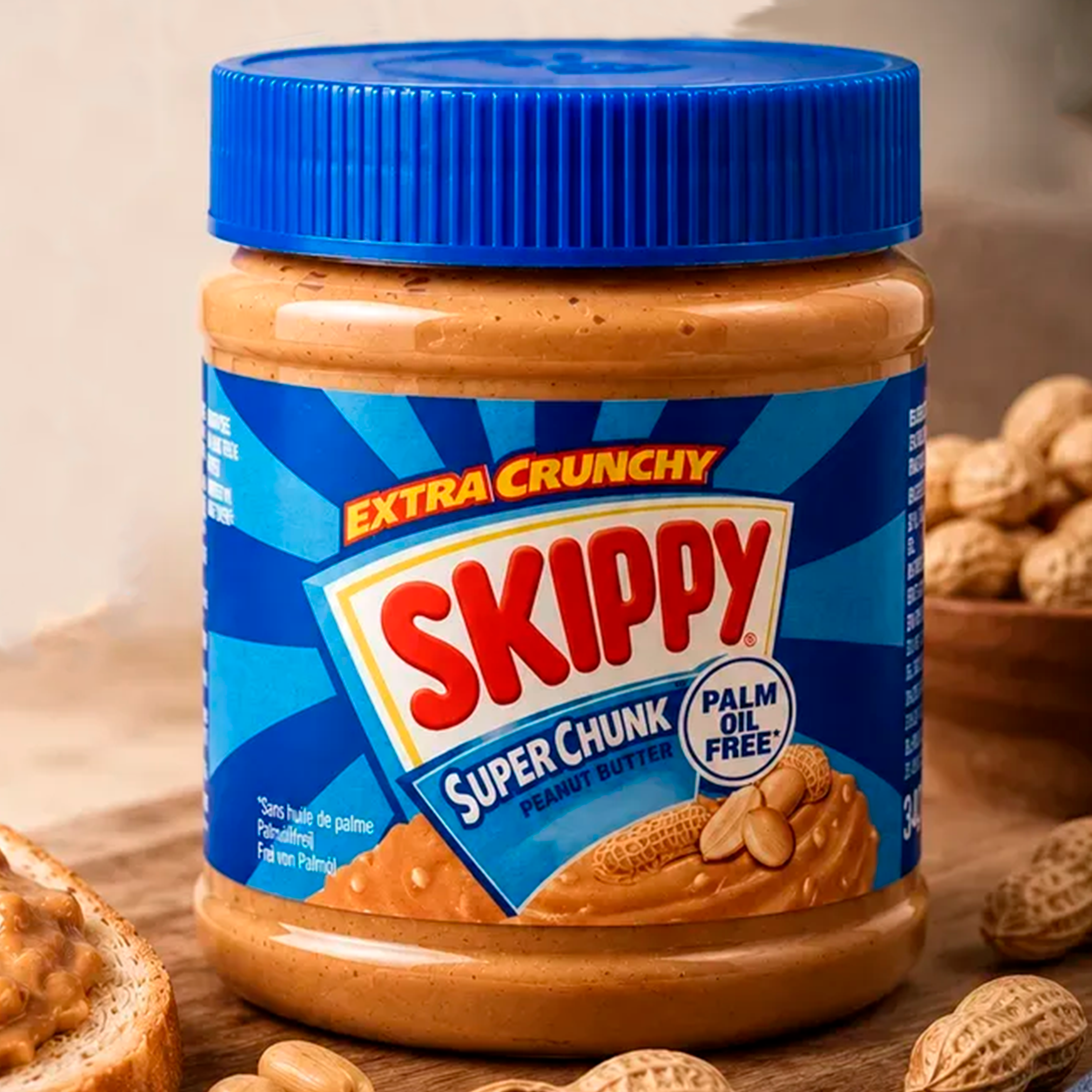 Арахисовая паста Скиппи Super Chunk 340г