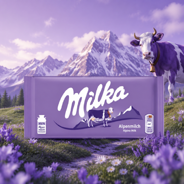 Акция!Шок. плитка Milka Alpine Milk (Милка Альпин Милк) 90г