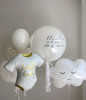 ПД ФИГУРА Боди HELLO BABY Wihte