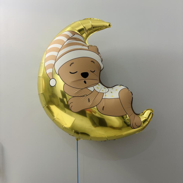 К ФИГУРА Мишка спящий на луне