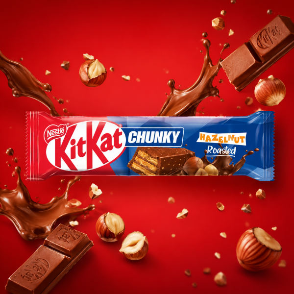 Акция!Шоколадный батончик KitKat KitKat Chunky Hazelnut   38гр
