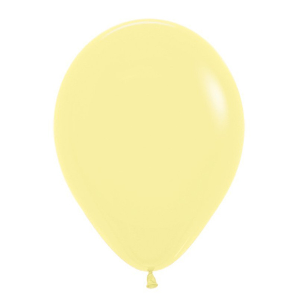  112019 Желтый, Пастель  Yellow С гелием