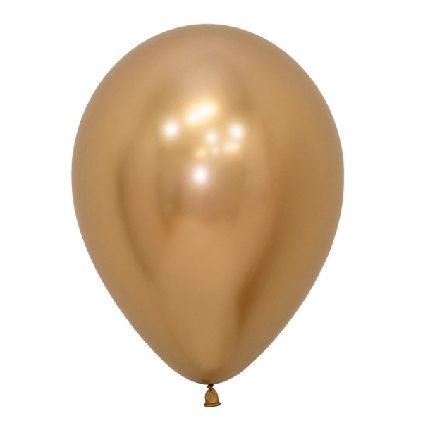 Шар "Рефлекс" Золото, (Зеркальные шары), хром Reflex Gold
