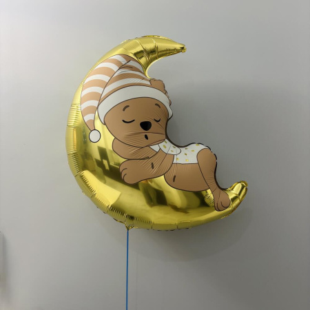 К ФИГУРА Мишка спящий на луне