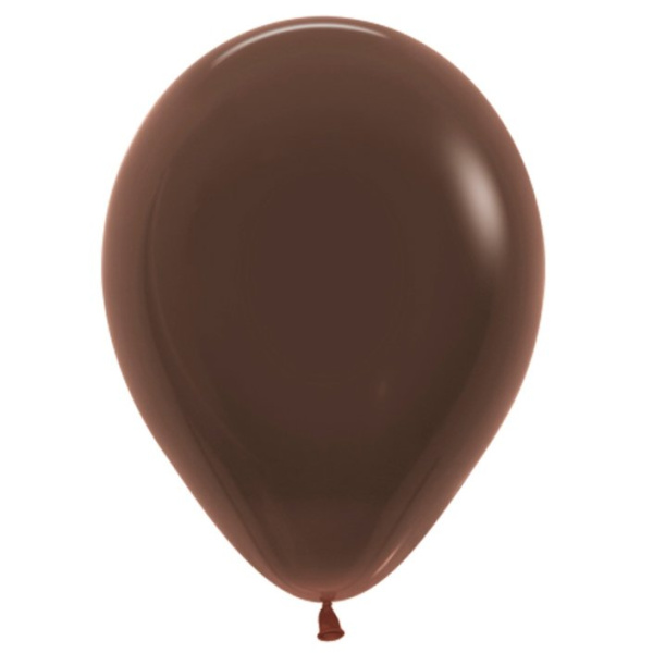  112076_12 Коричневый, Пастель Chocolate С гелием