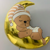 К ФИГУРА Мишка спящий на луне