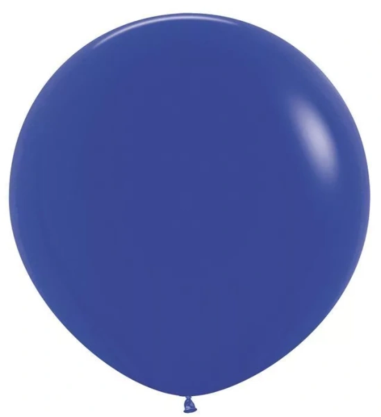 S 1М Пастель Синий / Royal Blue / 1 шт. /Латексный шар (Колумбия) 90см