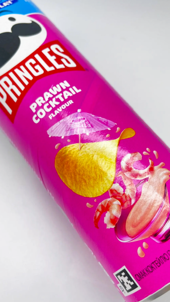 Картофельные чипсы Pringles Prawn Cocktail (Креветочный коктейль), 165 гр
