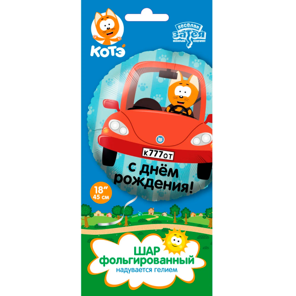 К 18" РУС ДР Котэ в машине